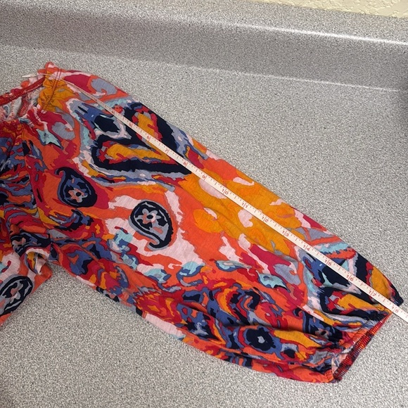 Tribal Vibrant Multicolor Women's Top - Picture 9 of 10